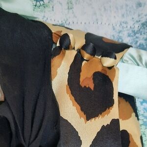 Silk Leopard Print Donna Morgan sz 6